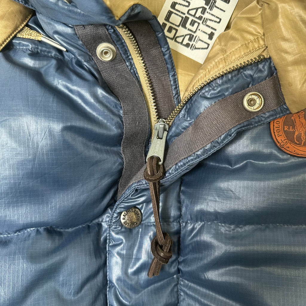 Vintage Polo Ralph Lauren Hooded Puffer Vest L