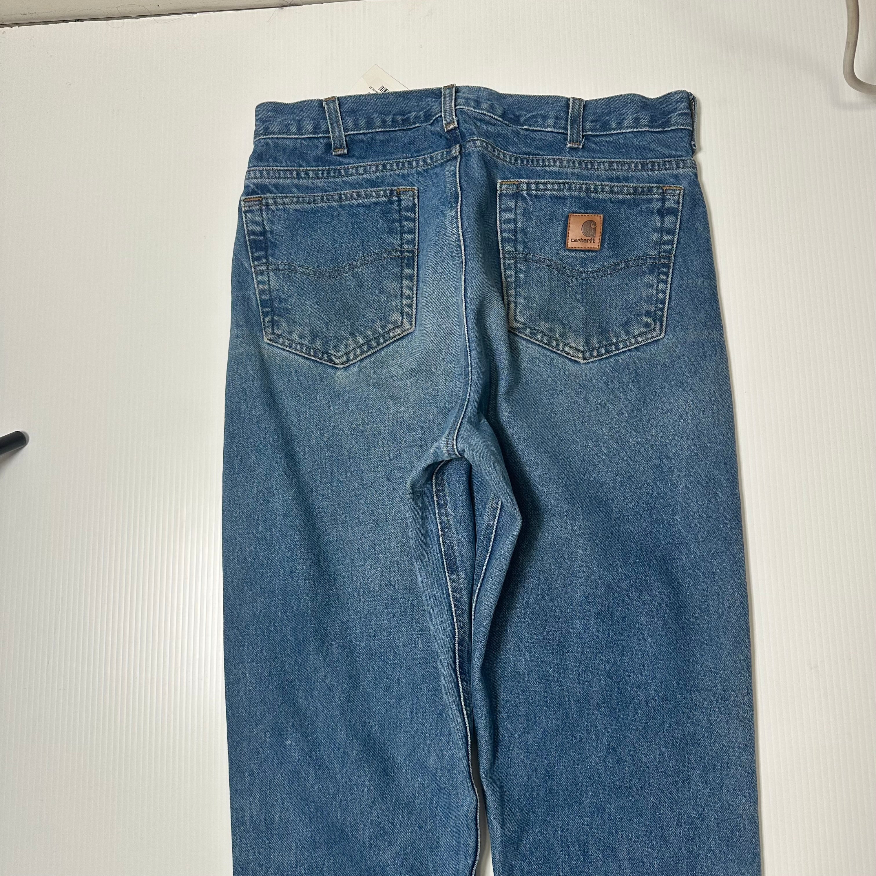 Vintage Carhartt Medium Wash Carpenter Denim 33