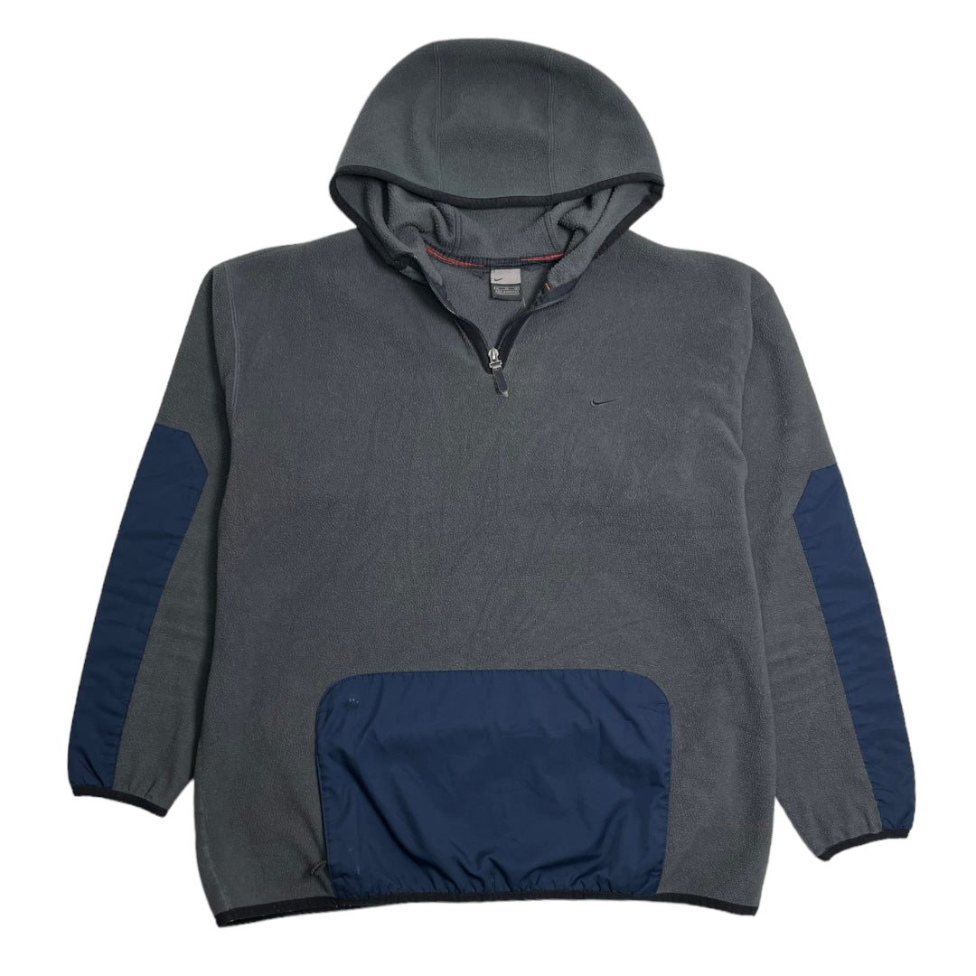 Y2K Nike Two Tone Fleece 1/4 Zip XL