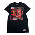 90s Nutmeg Michael Jordan Chicago Bulls Stats Tee Youth L