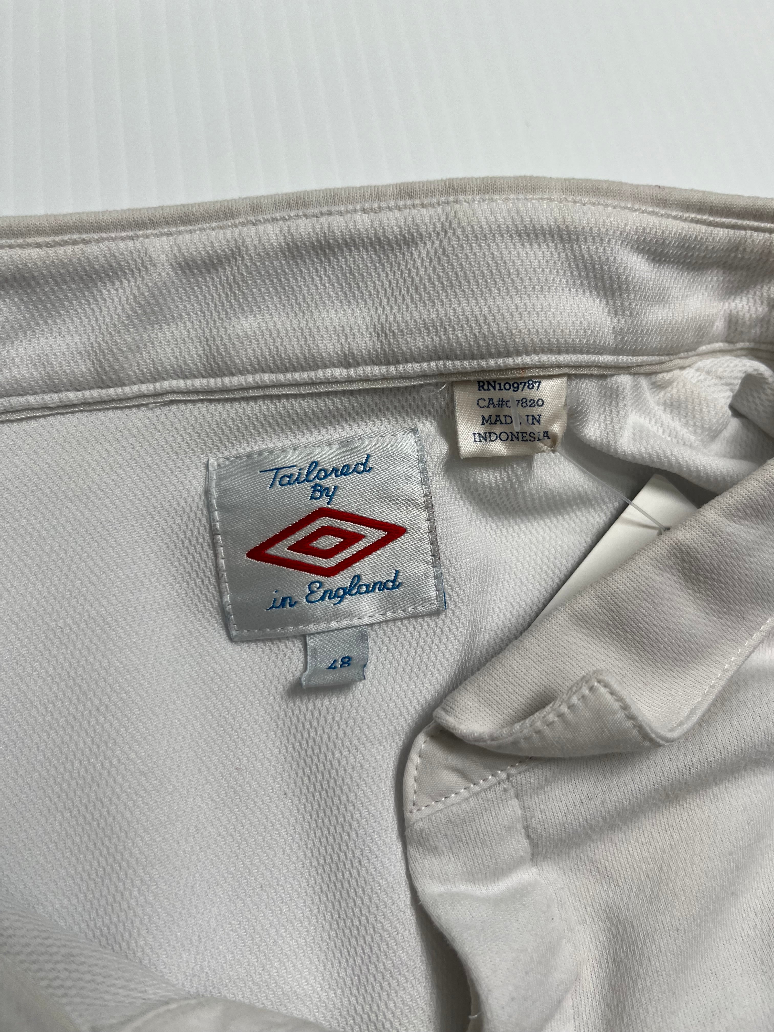 2010 England Umbro Home Jersey XL