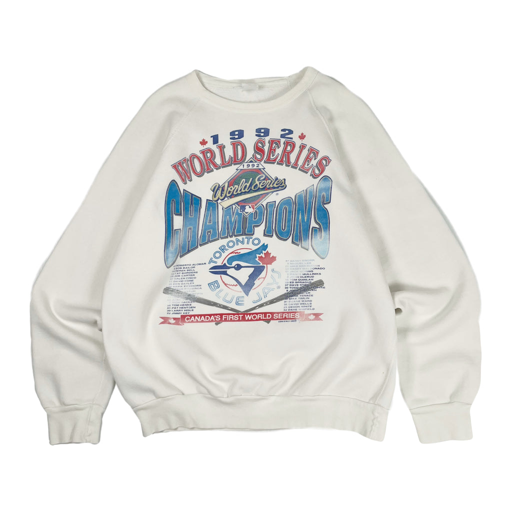 1992 Toronto Blue Jays World Series Crewneck L