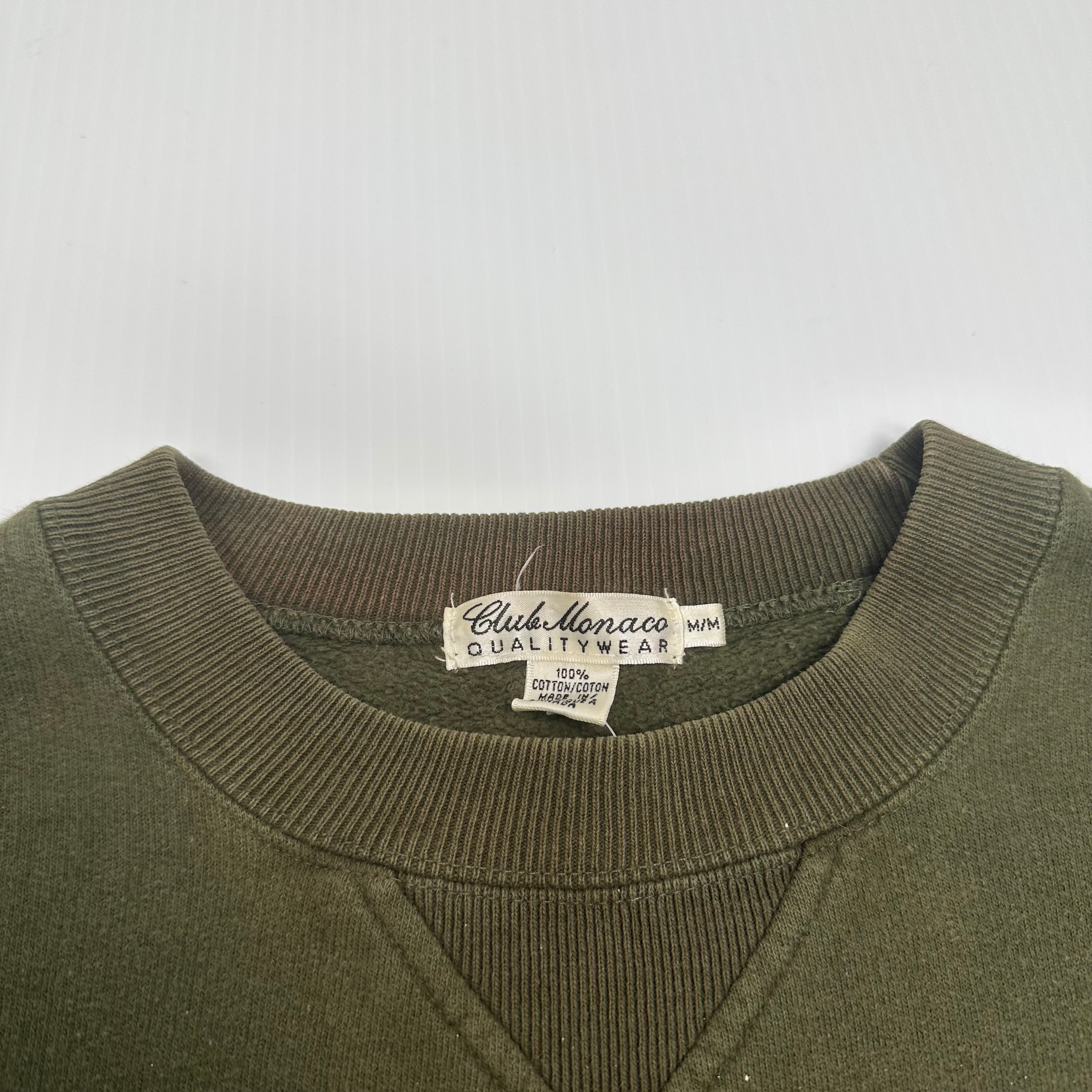 Vintage Club Monaco Painted Crewneck M