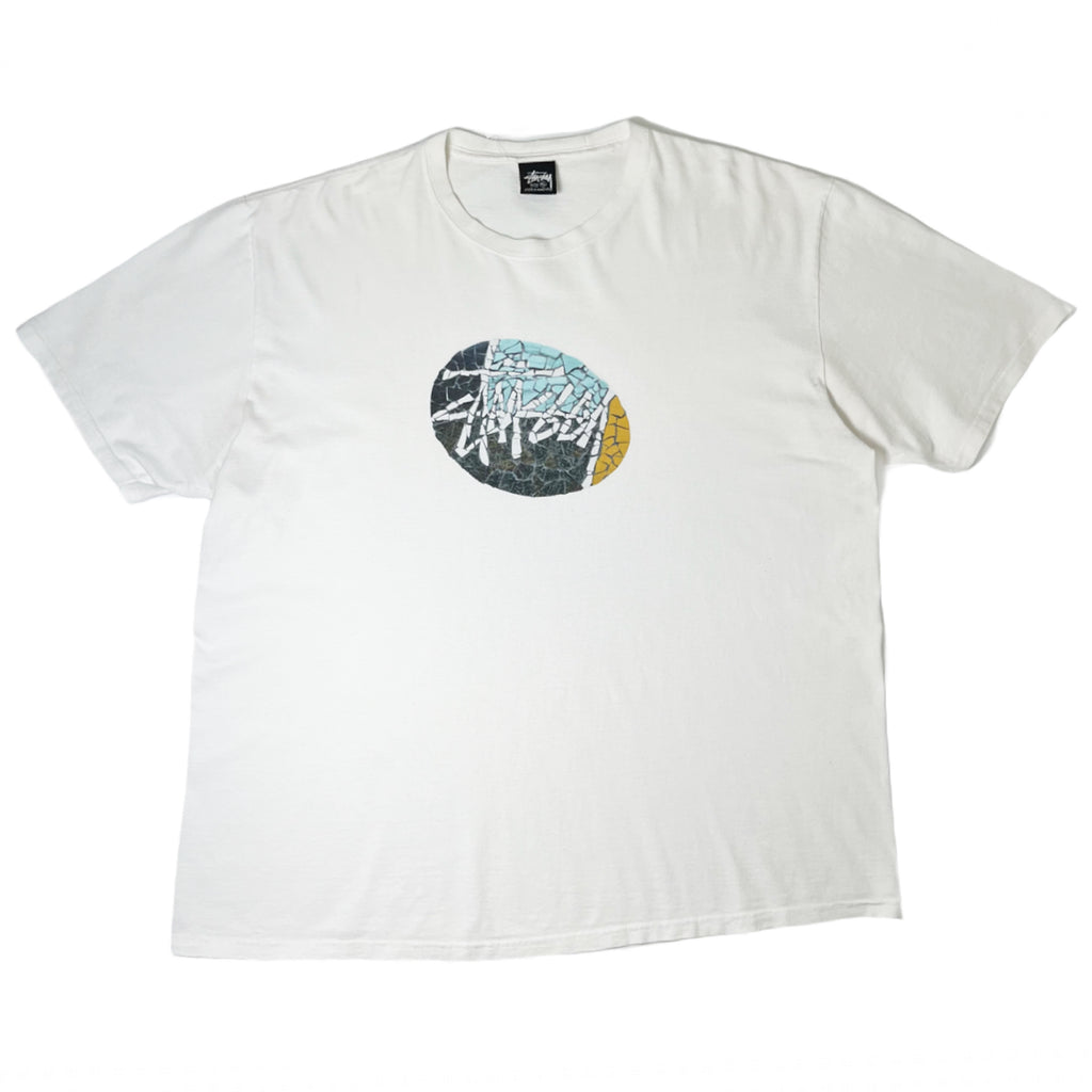 Stussy Mosaic Logo Graphic Tee XL