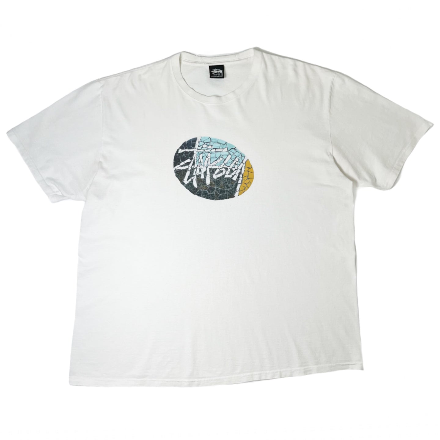 Stussy Mosaic Logo Graphic Tee XL