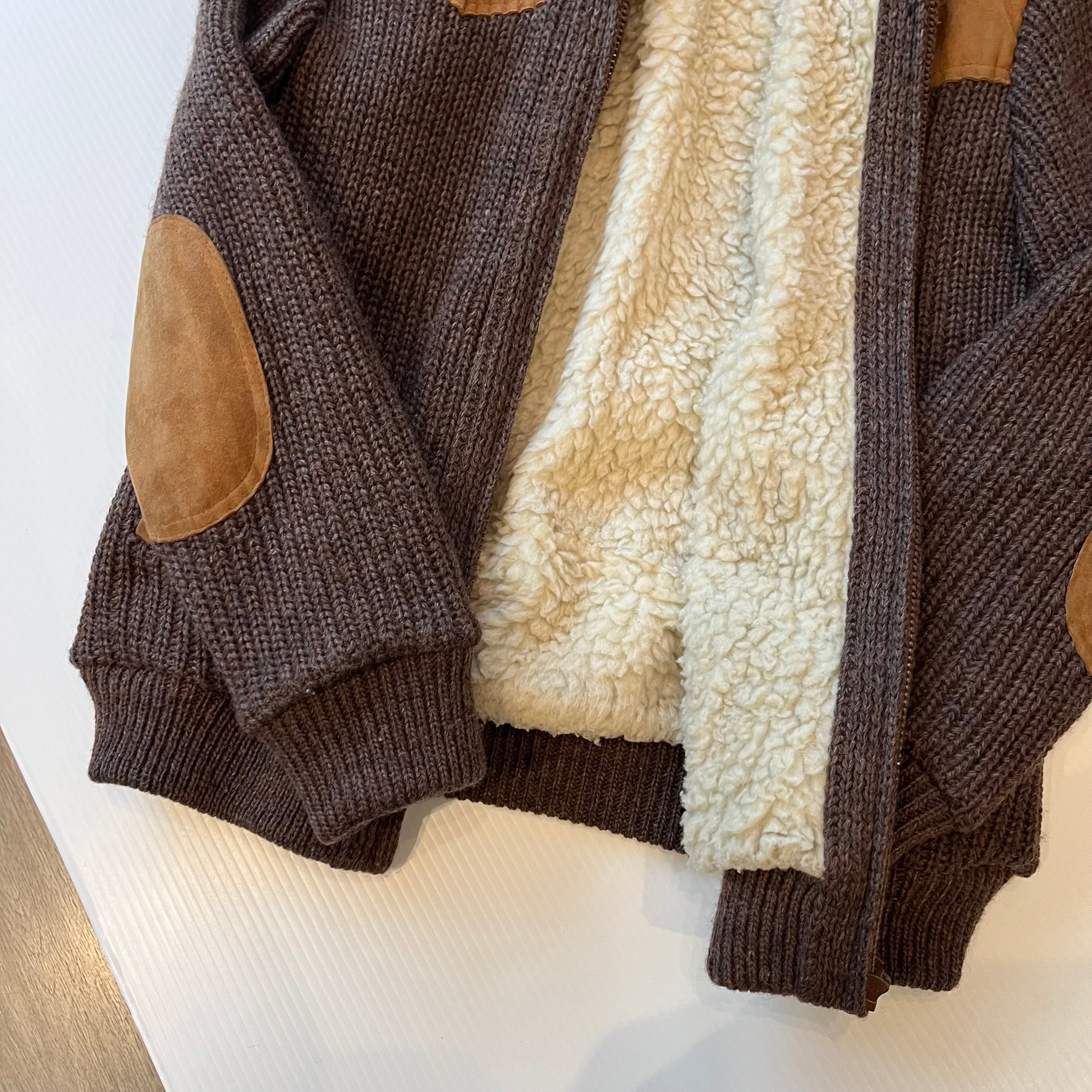 Vintage Tundra Sherpa Lined Wool Jacket L