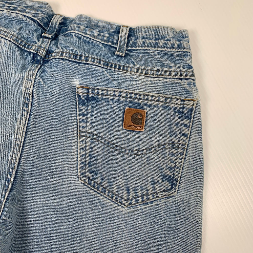 Vintage Carhartt Light Wash Carpenter Denim 36