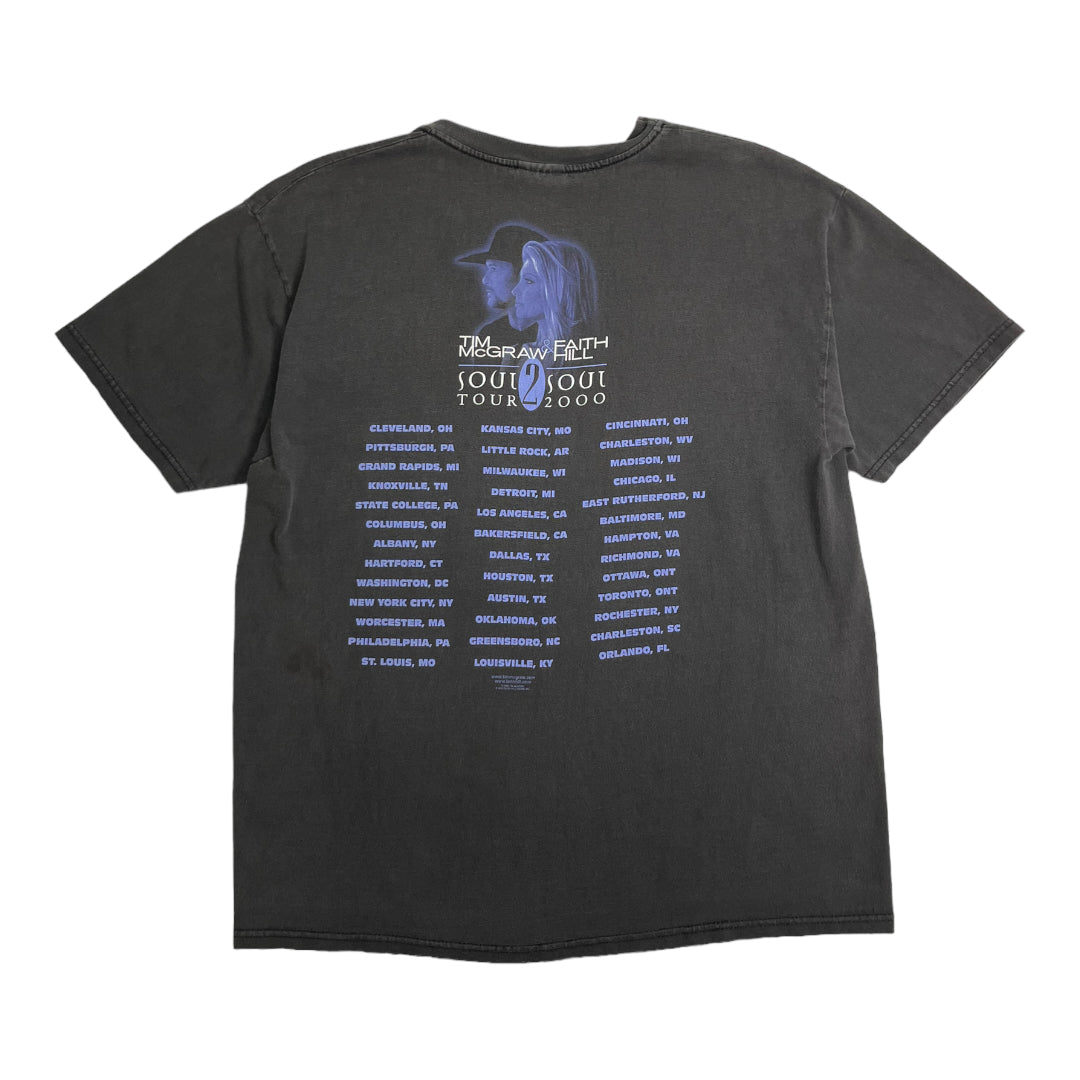 2000 Tim McGraw & Faith Hill Tour Tee L