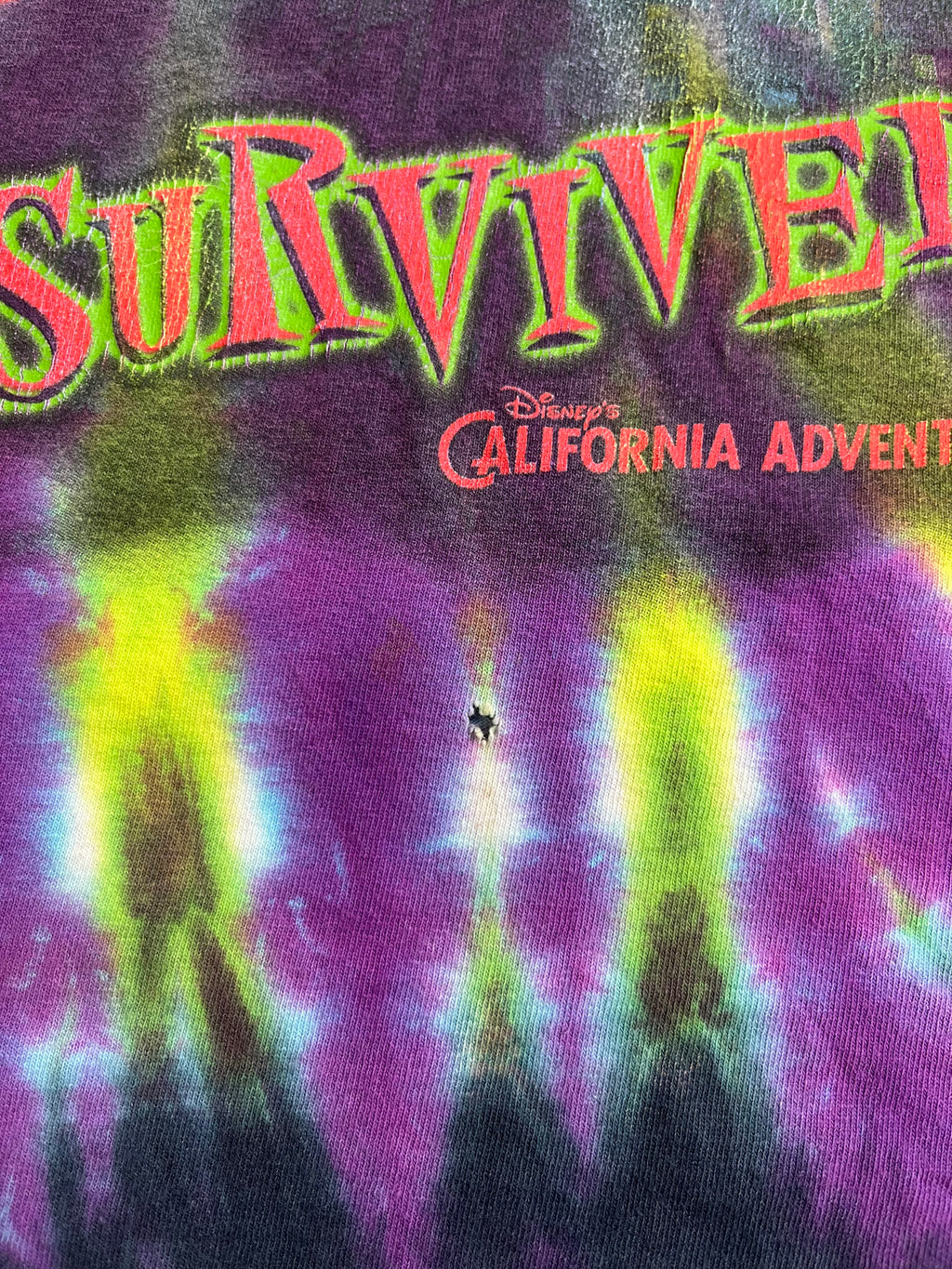 Disney's The Twilight Zone Tower of Terror Tie Dye Tee L
