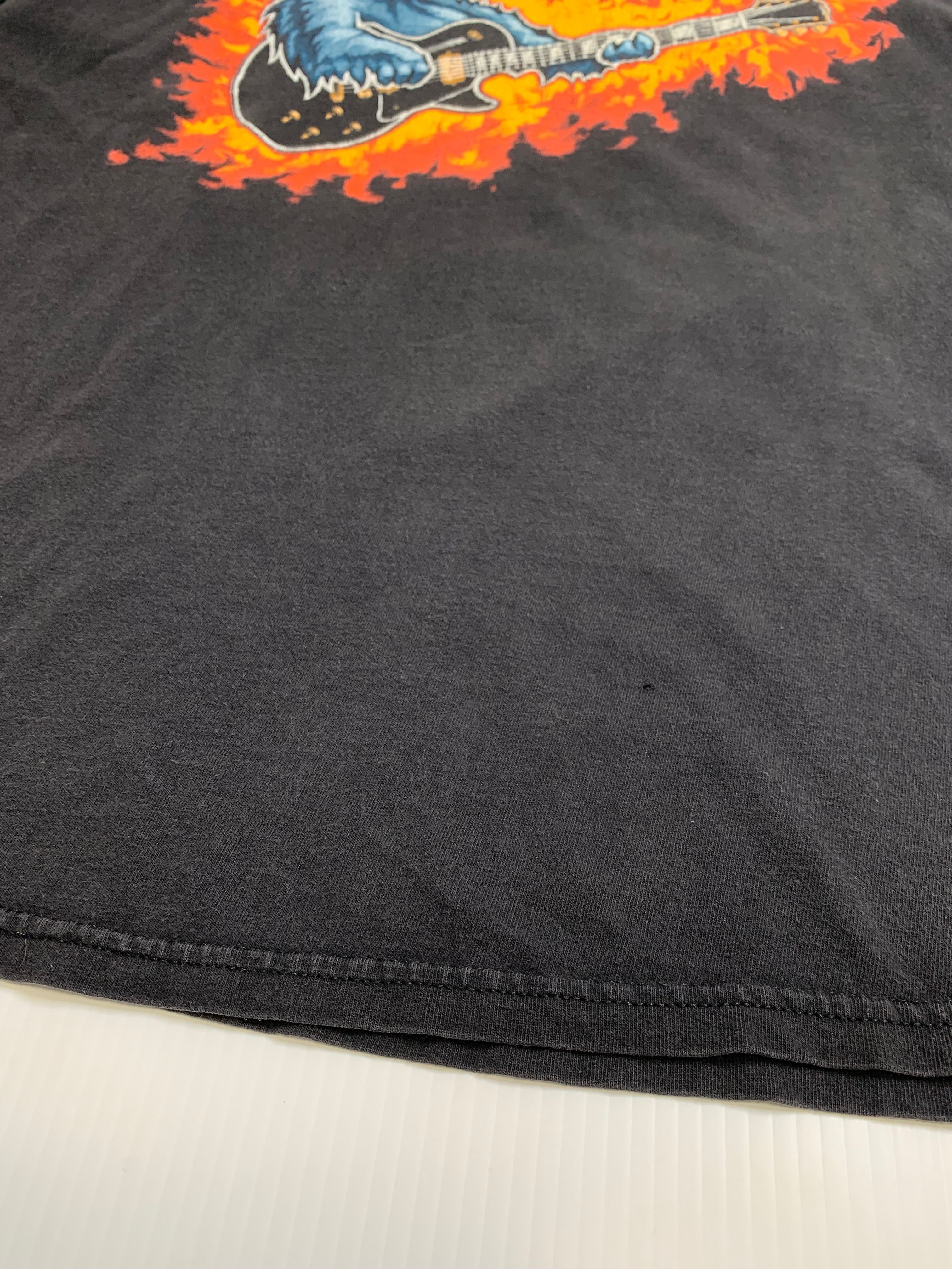 1999 B.B. King Blues Festival Cat Flames Graphic Tee XL