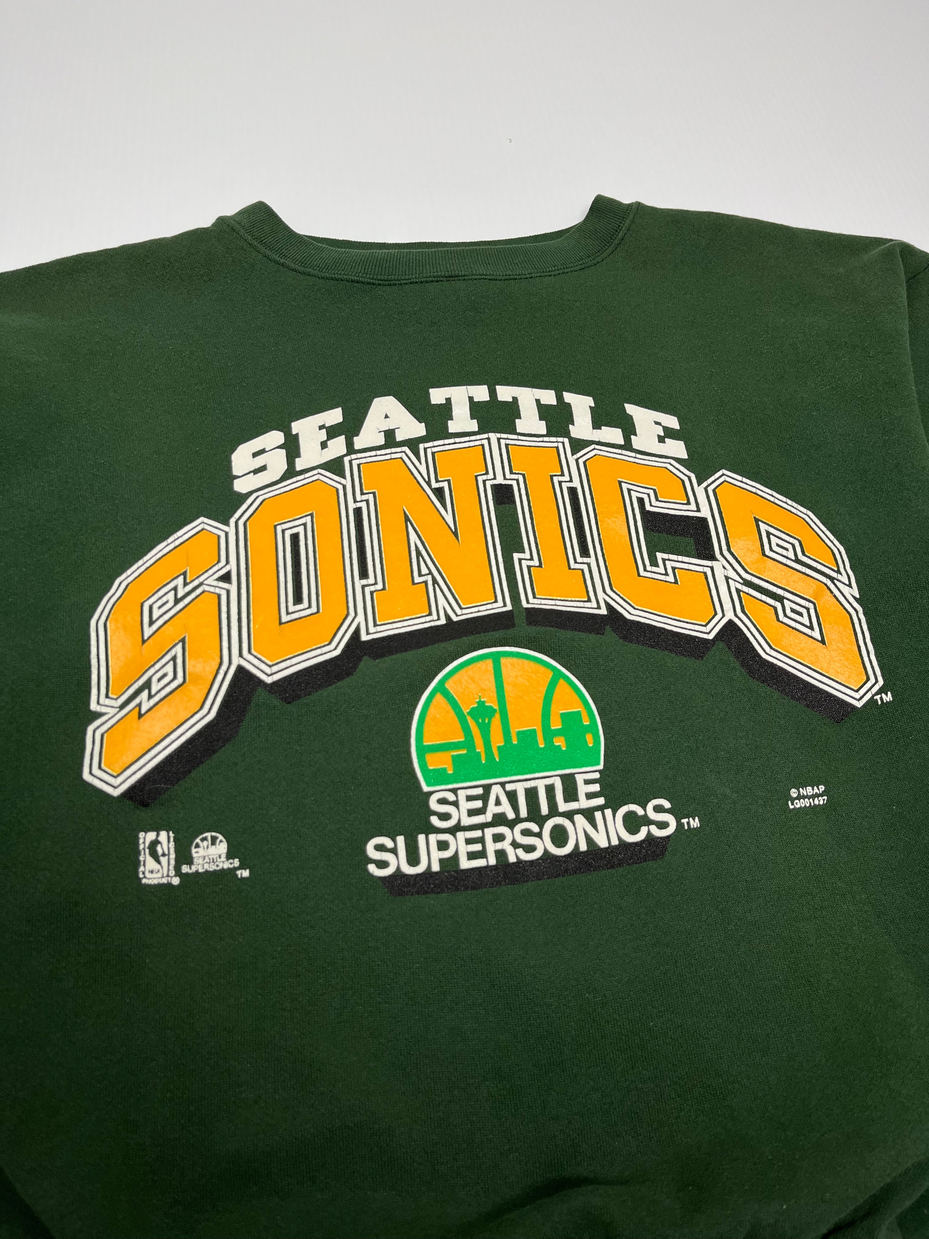 90's Seattle Sonics Crewneck YXL