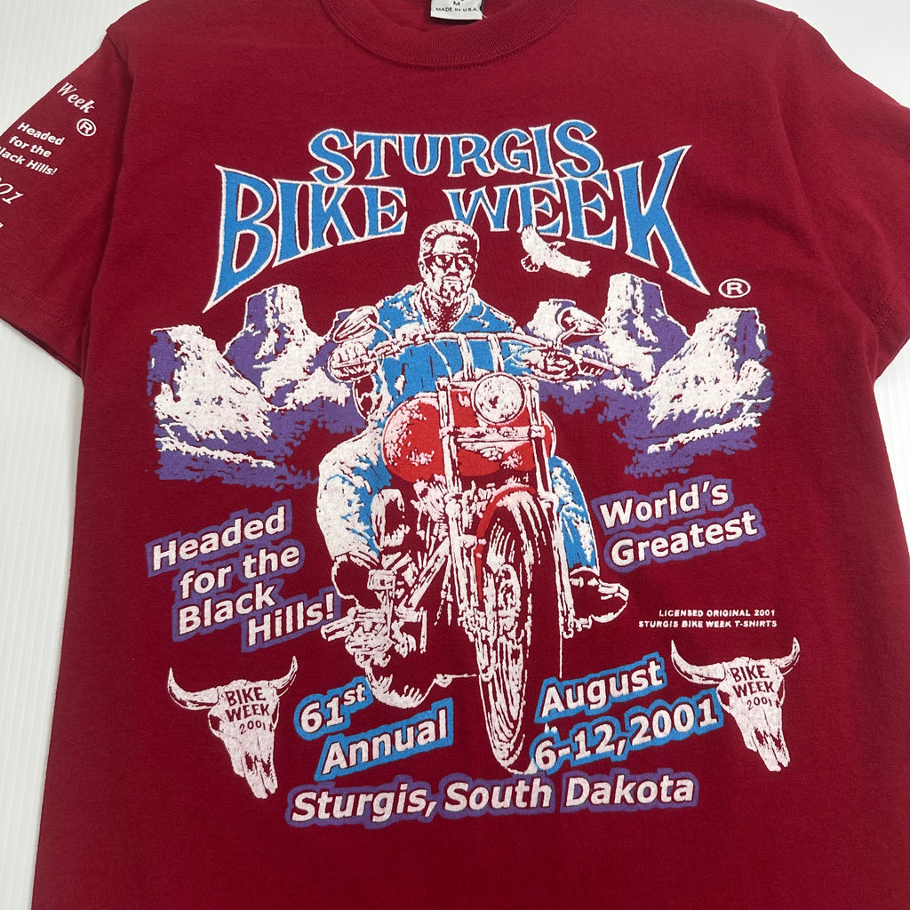 2001 Sturgis Bike Week South Dakota Tee M