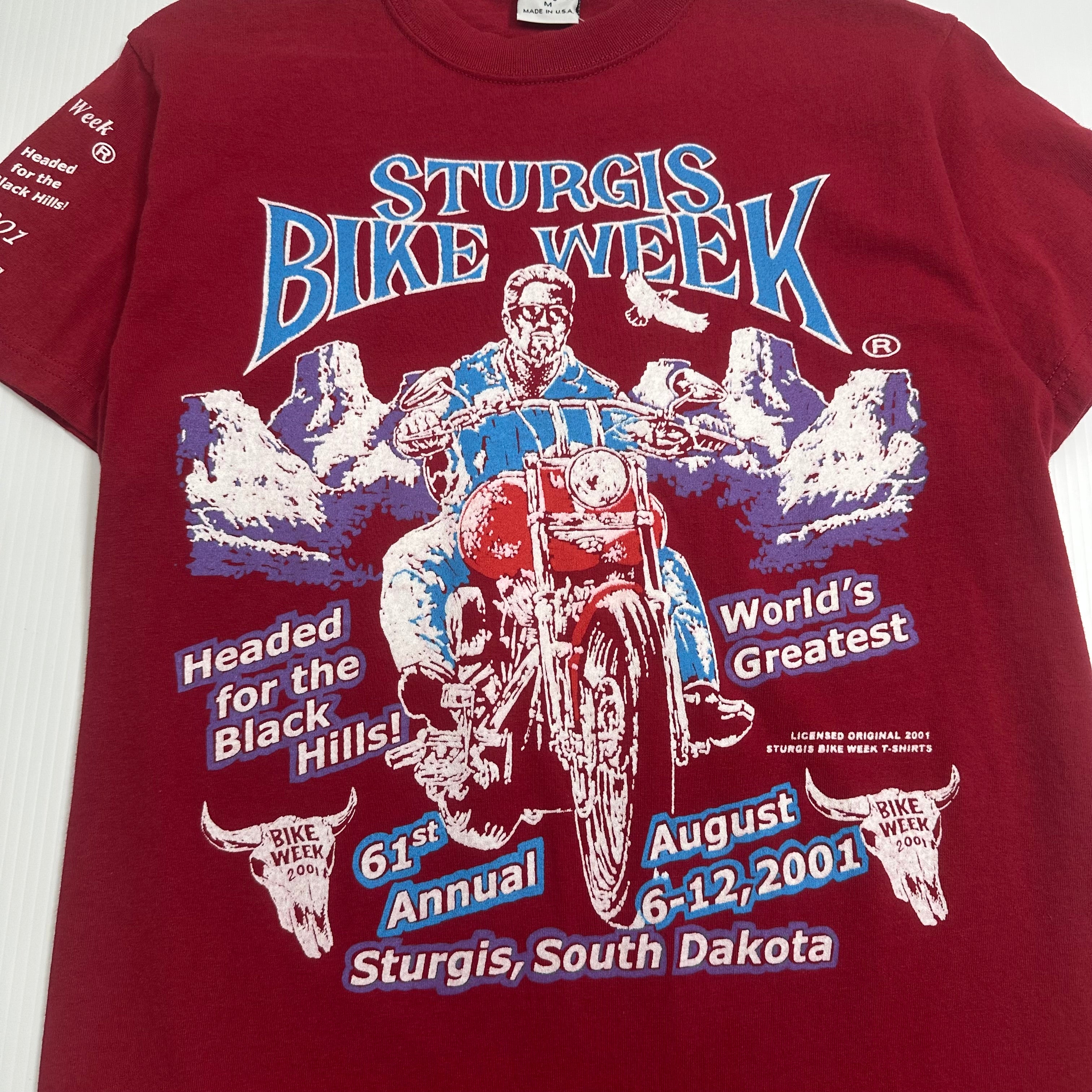 2001 Sturgis Bike Week South Dakota Tee M
