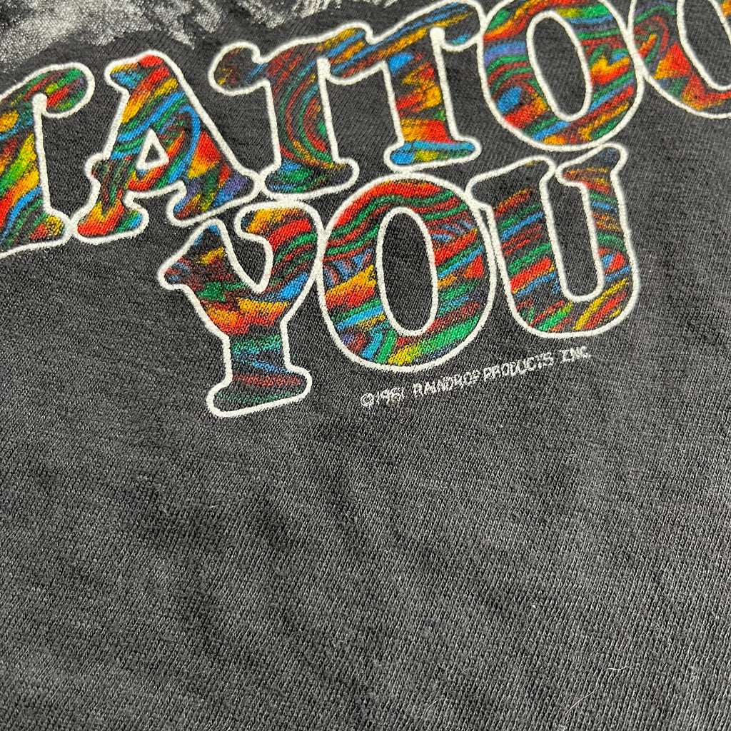 1981 Rolling Stones Tattoo You Album Art Tee S