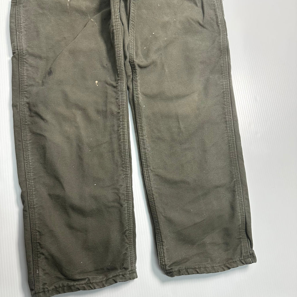 Vintage Carhartt Blanket Lined Carpenter Denim 34