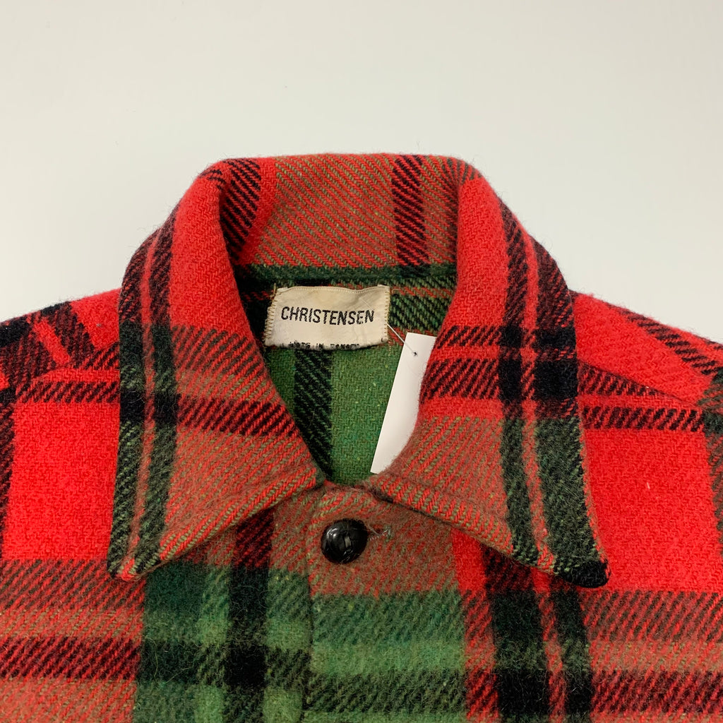 Vintage Christensen Wool Plaid Jacket M