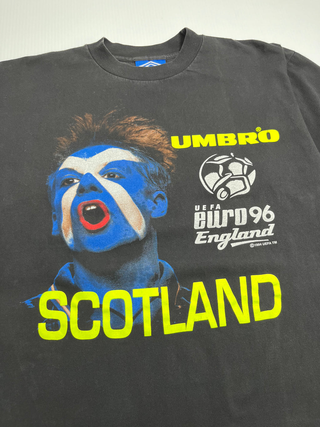 Euro 96 Umbro Scotland Graphic Tee L
