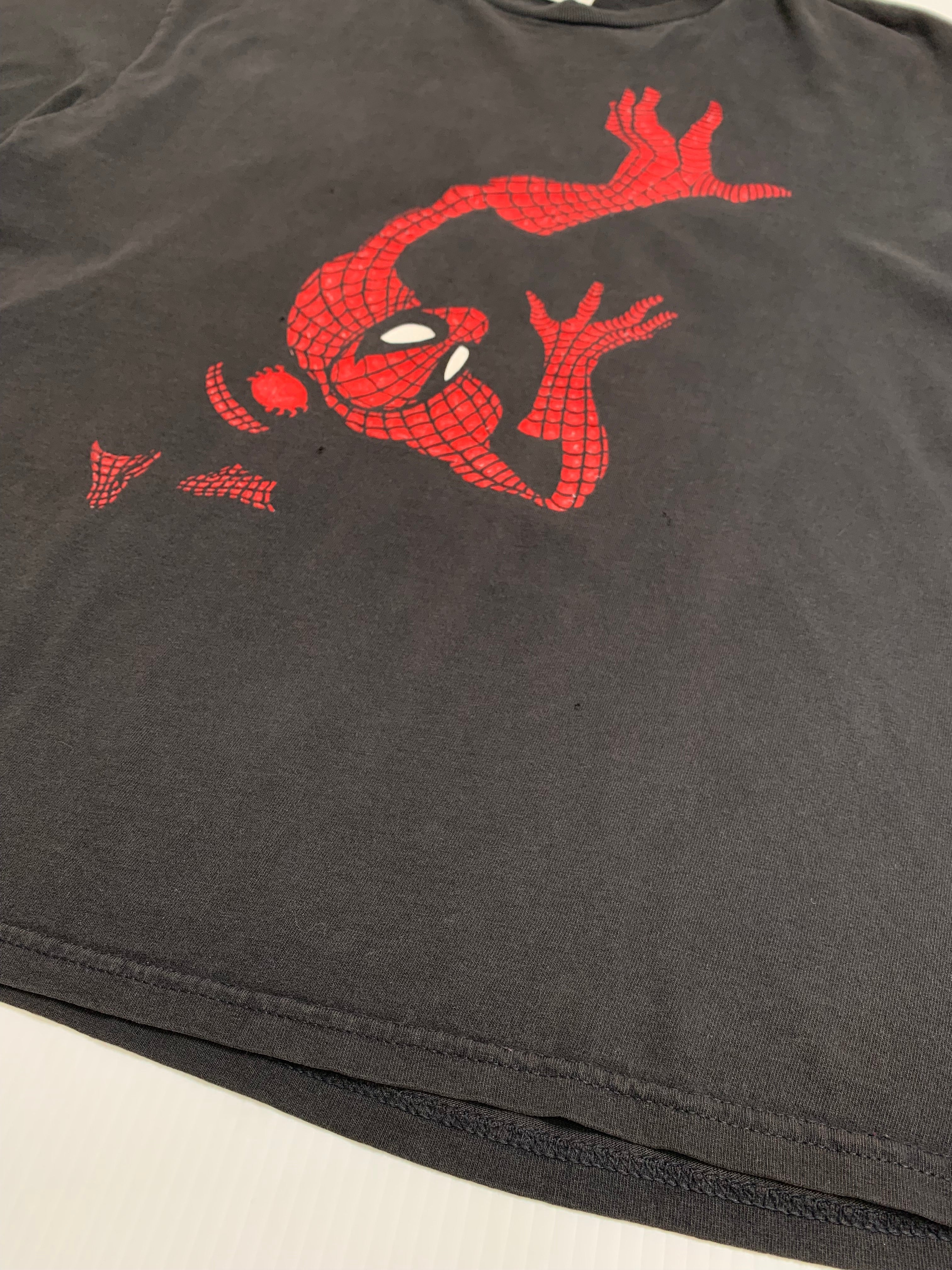 1999 Marvel Spiderman Velvet Graphic Tee L
