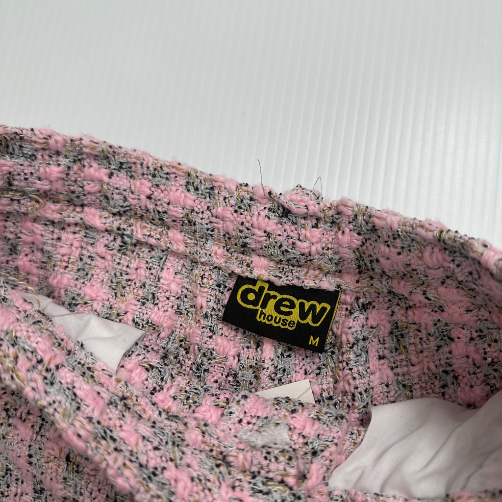 Drew House Woven Pink Boucle Plaid Pants M