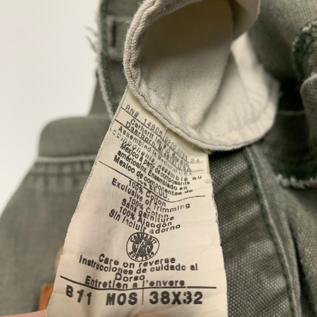 Olive Carhartt Carpenter Denim 36