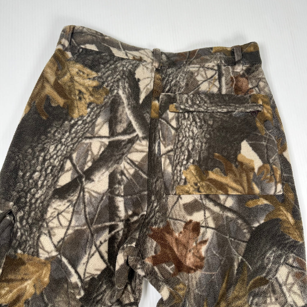 Cabela's Realtree Camouflage Fleece Cargo Pants 32