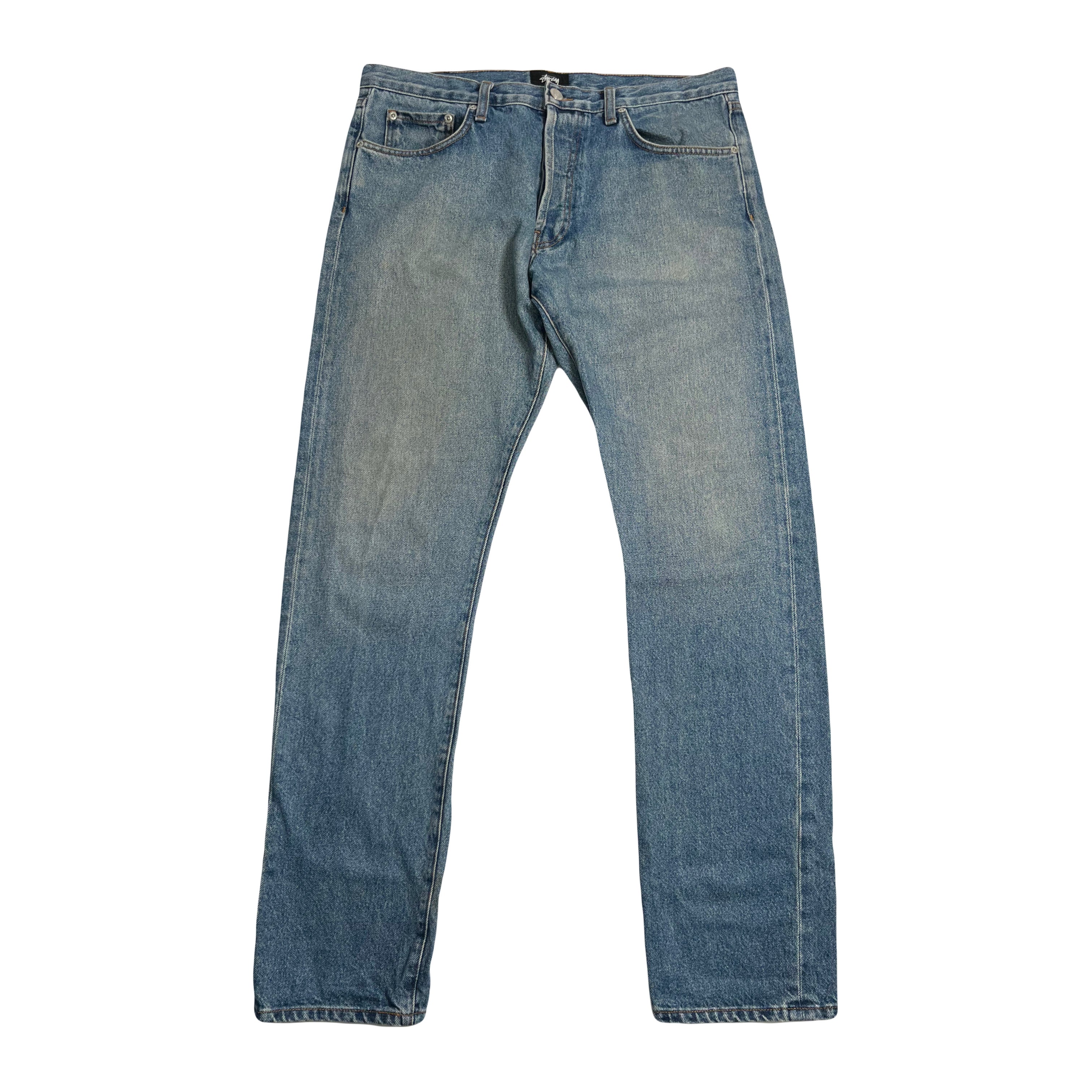 Stussy Faded Medium-Wash Jeans 35