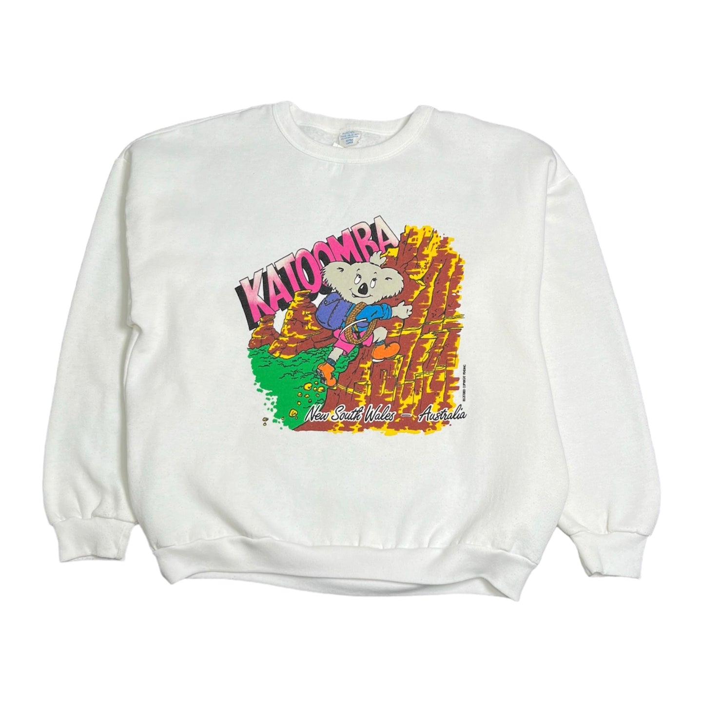 Vintage Katoomba NSW Australia Koala Crewneck XL