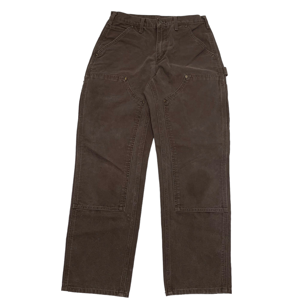 Carhartt Brown Double Knee Denim Size 4 1113