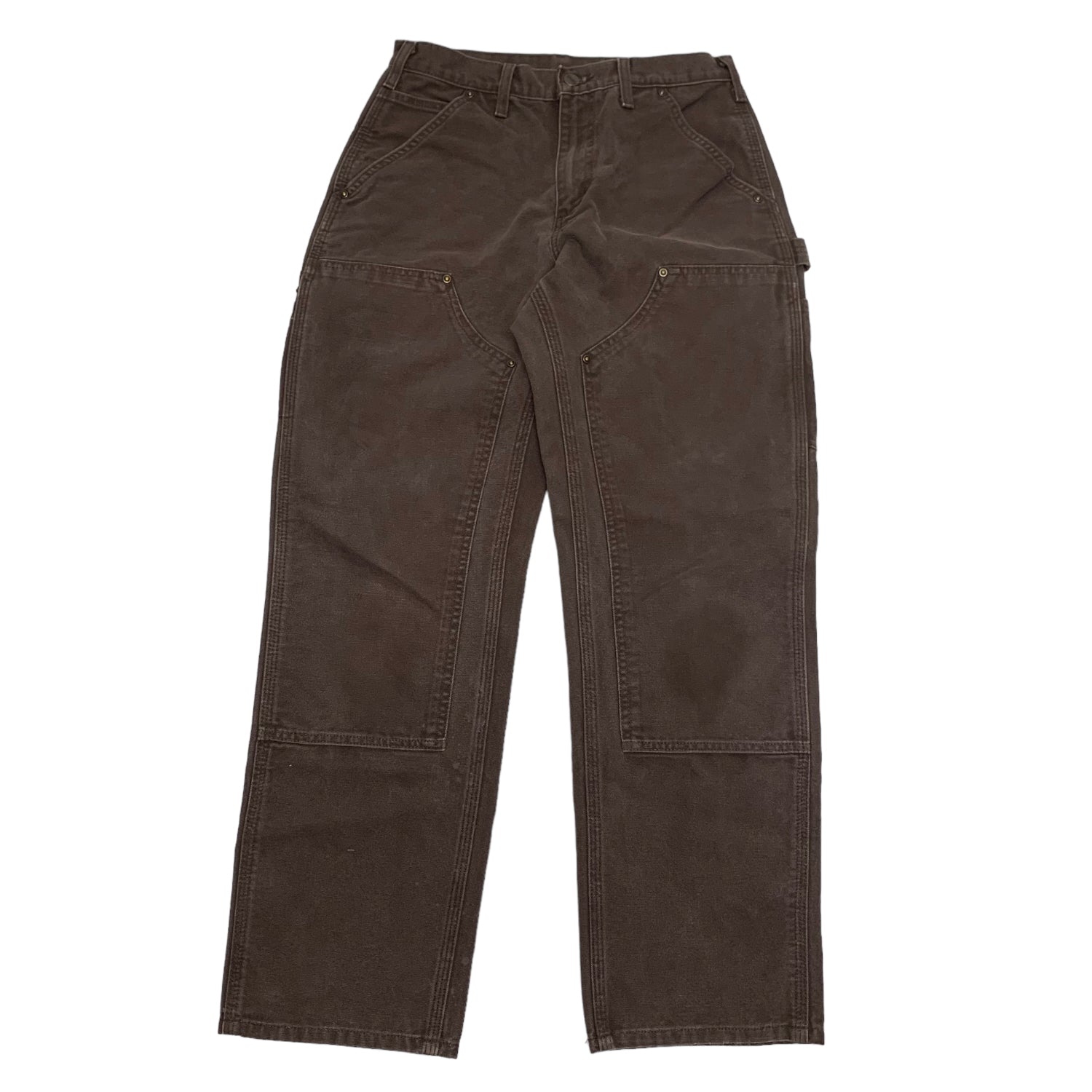 Carhartt Brown Double Knee Denim Size 4 1113
