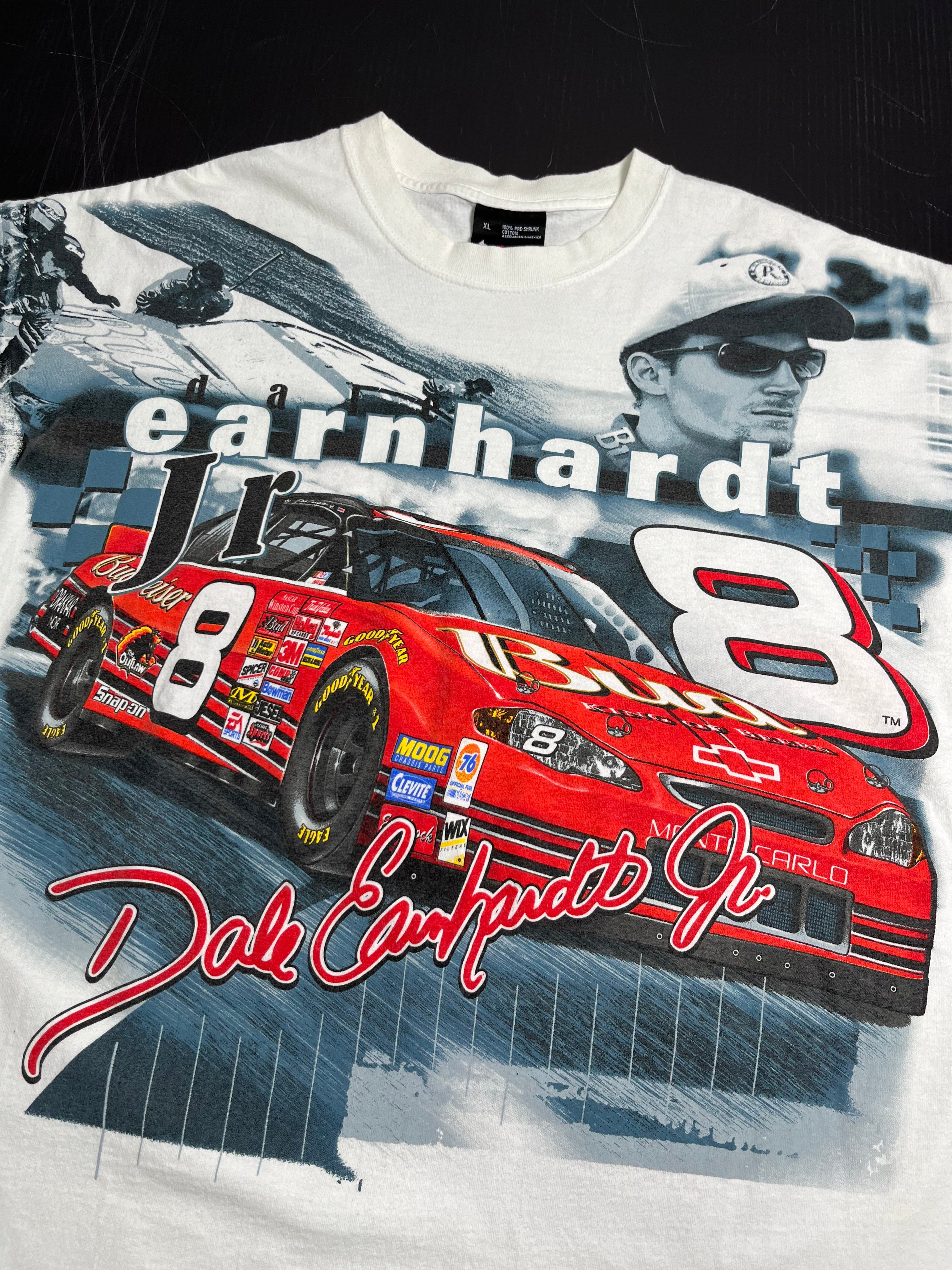 Vintage Dale Earnhardt Jr. AOP NASCAR Tee XL