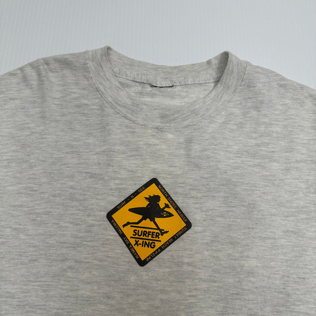 Vintage North Shore Hawaii Surfer X-Ing Longsleeve M