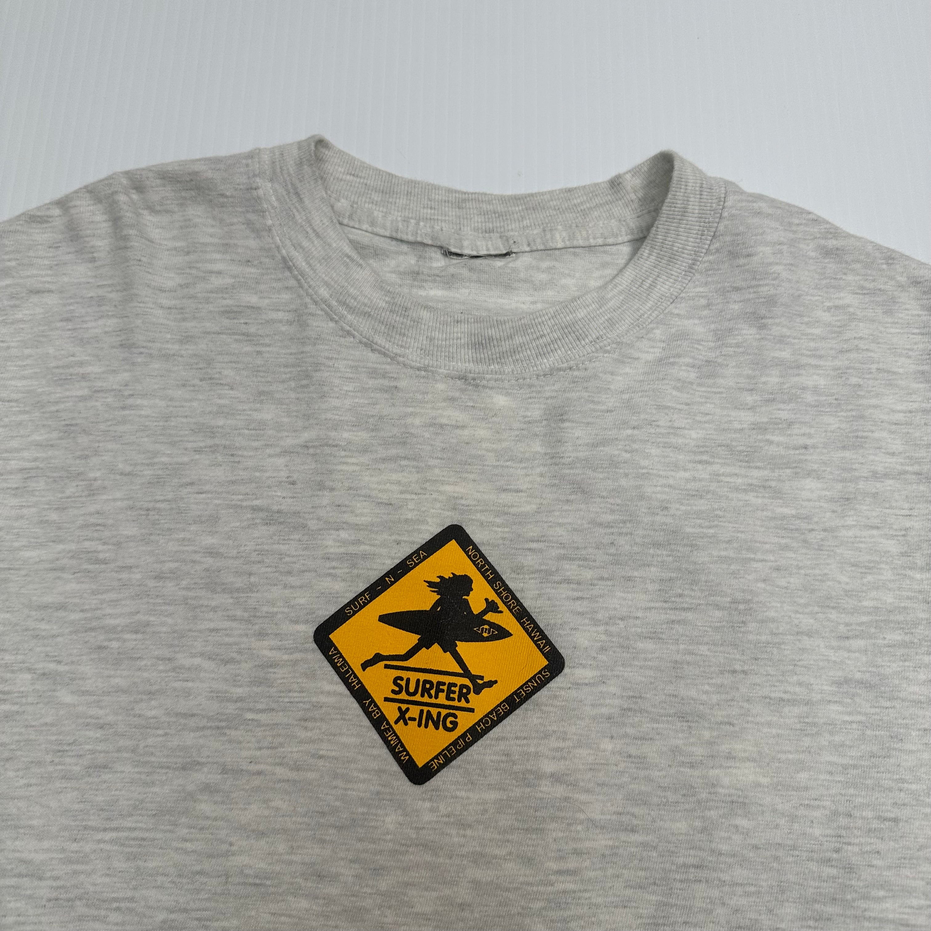 Vintage North Shore Hawaii Surfer X-Ing Longsleeve M