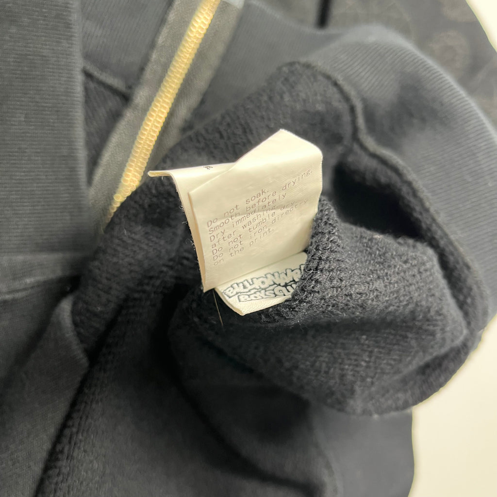 Ice Cream Diamond Pattern Zip Hoodie XL