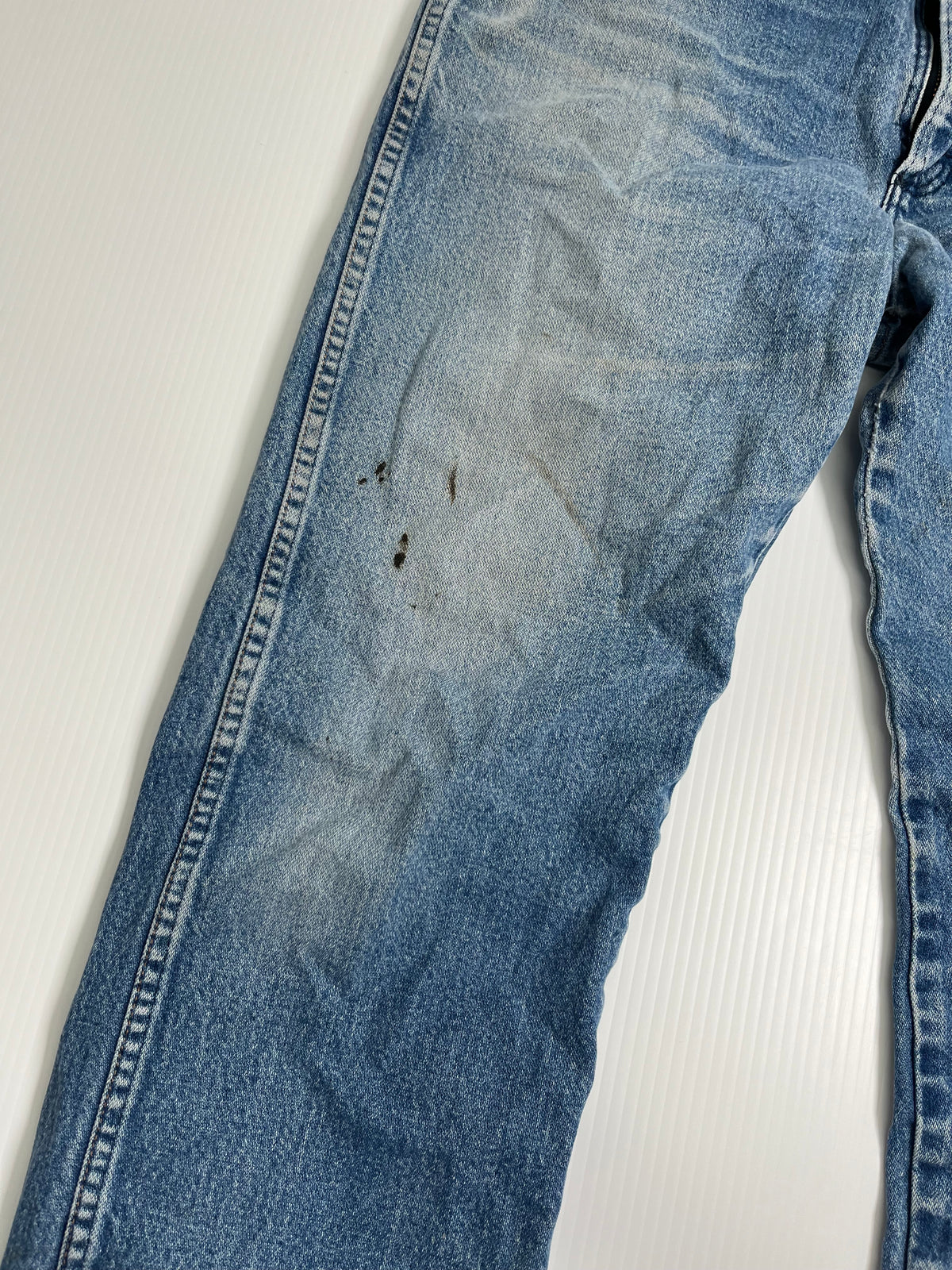 Vintage Wrangler Painted Light Wash Denim 34