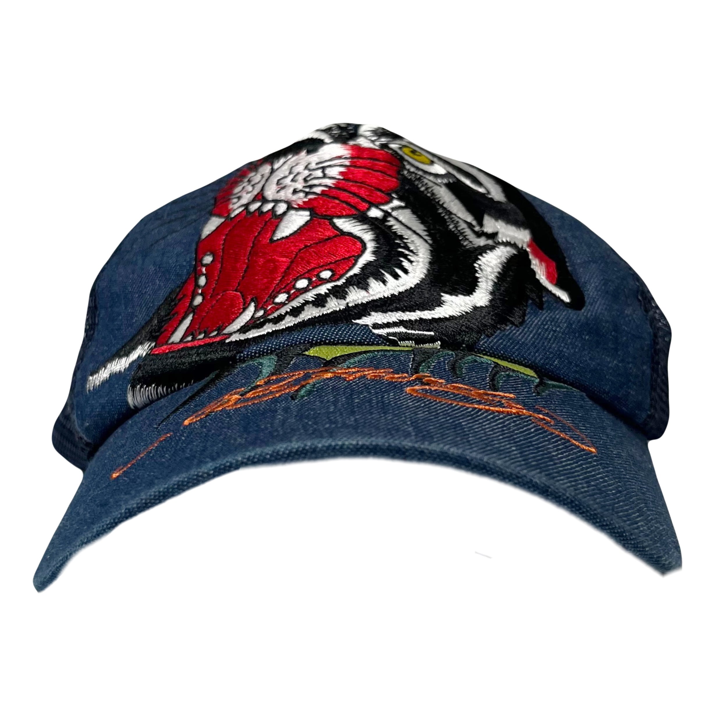 Y2K Ed Hardy Denim Trucker Hat