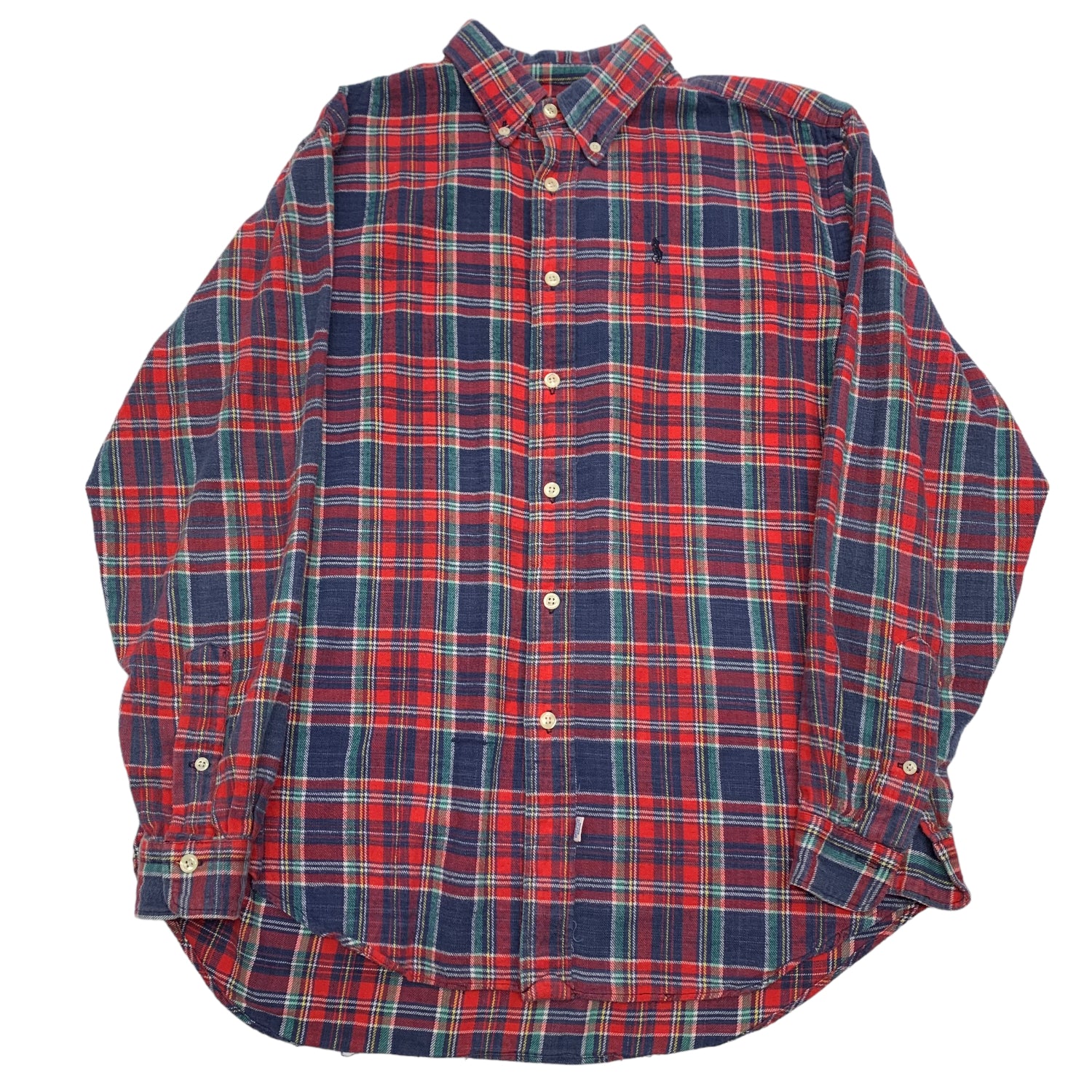 90s Ralph Lauren Plaid Button-Up M
