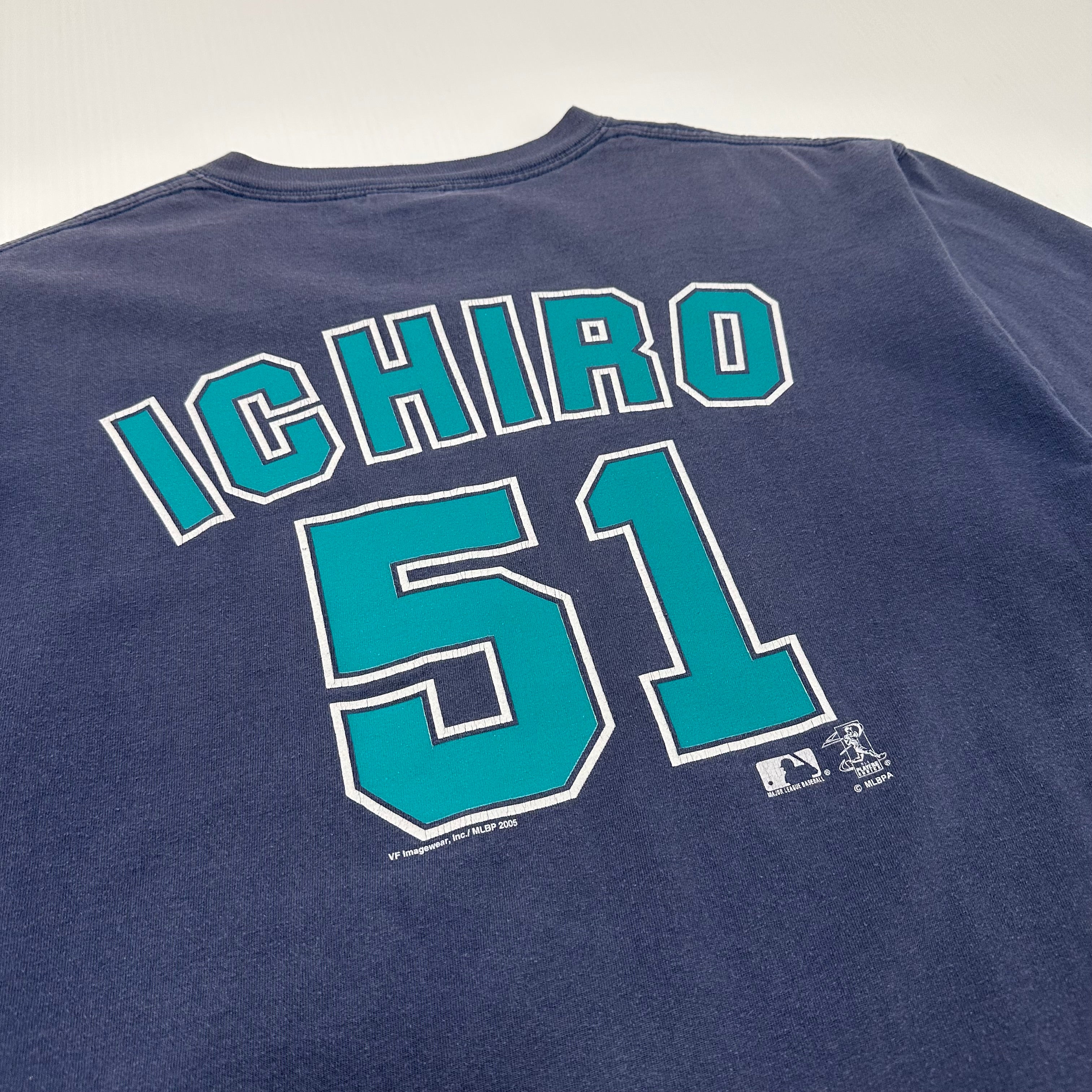2005 Seattle Mariners MLB Ichiro #51 Graphic Tee M