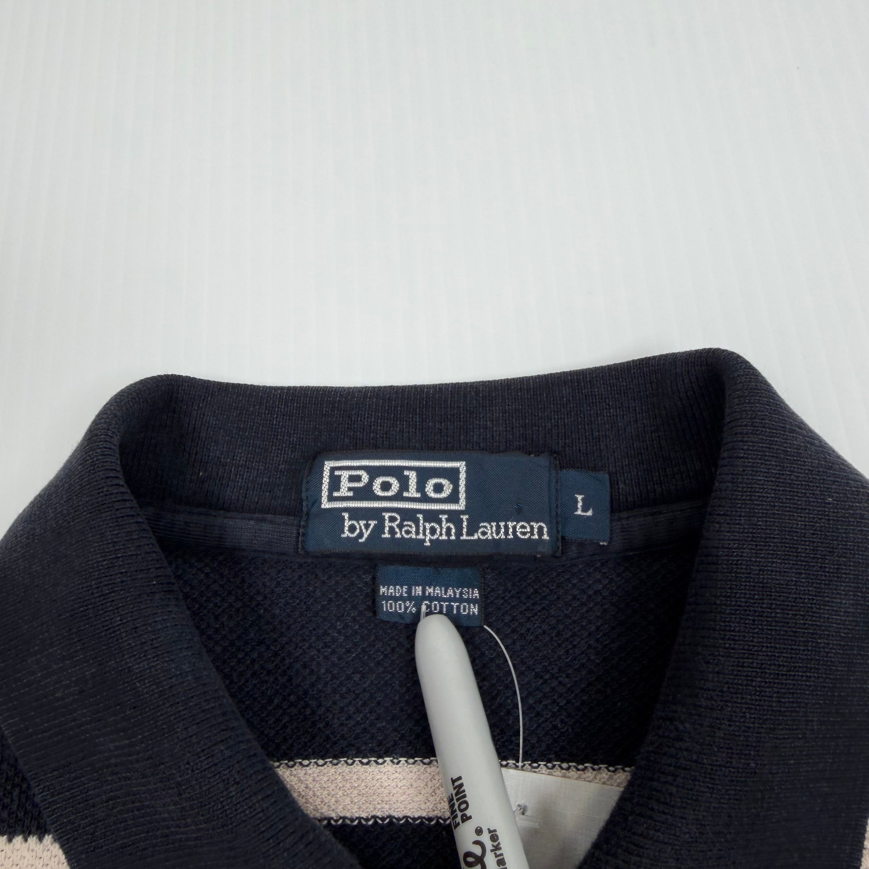 Vintage Polo Ralph Lauren Striped Polo Shirt L