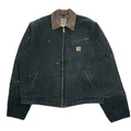 Carhartt J01 Distressed Black Detroit Jacket XL