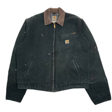 Load image into Gallery viewer, Carhartt J01 Distressed Black Detroit Jacket XL
