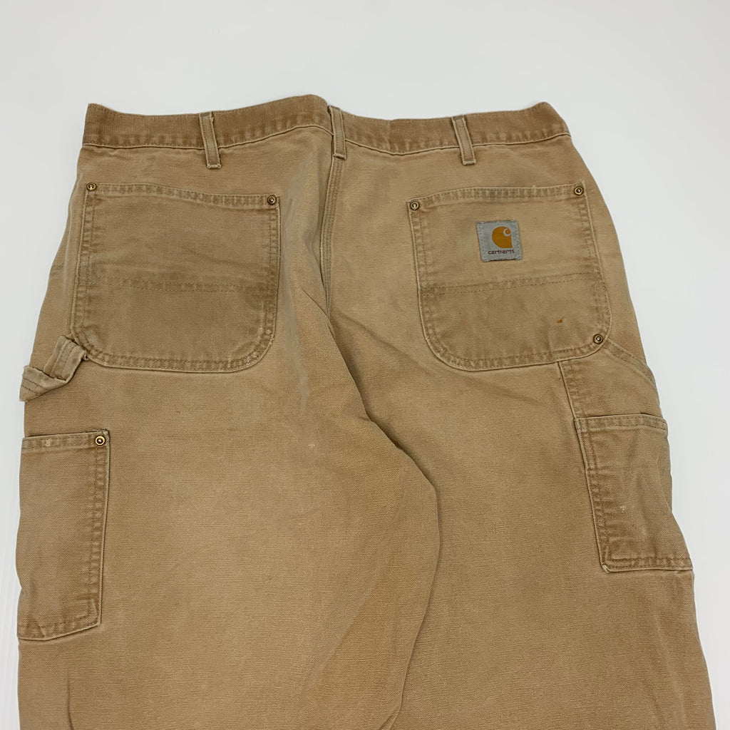 Carhartt Tan Double Knee Denim 38x32 0904