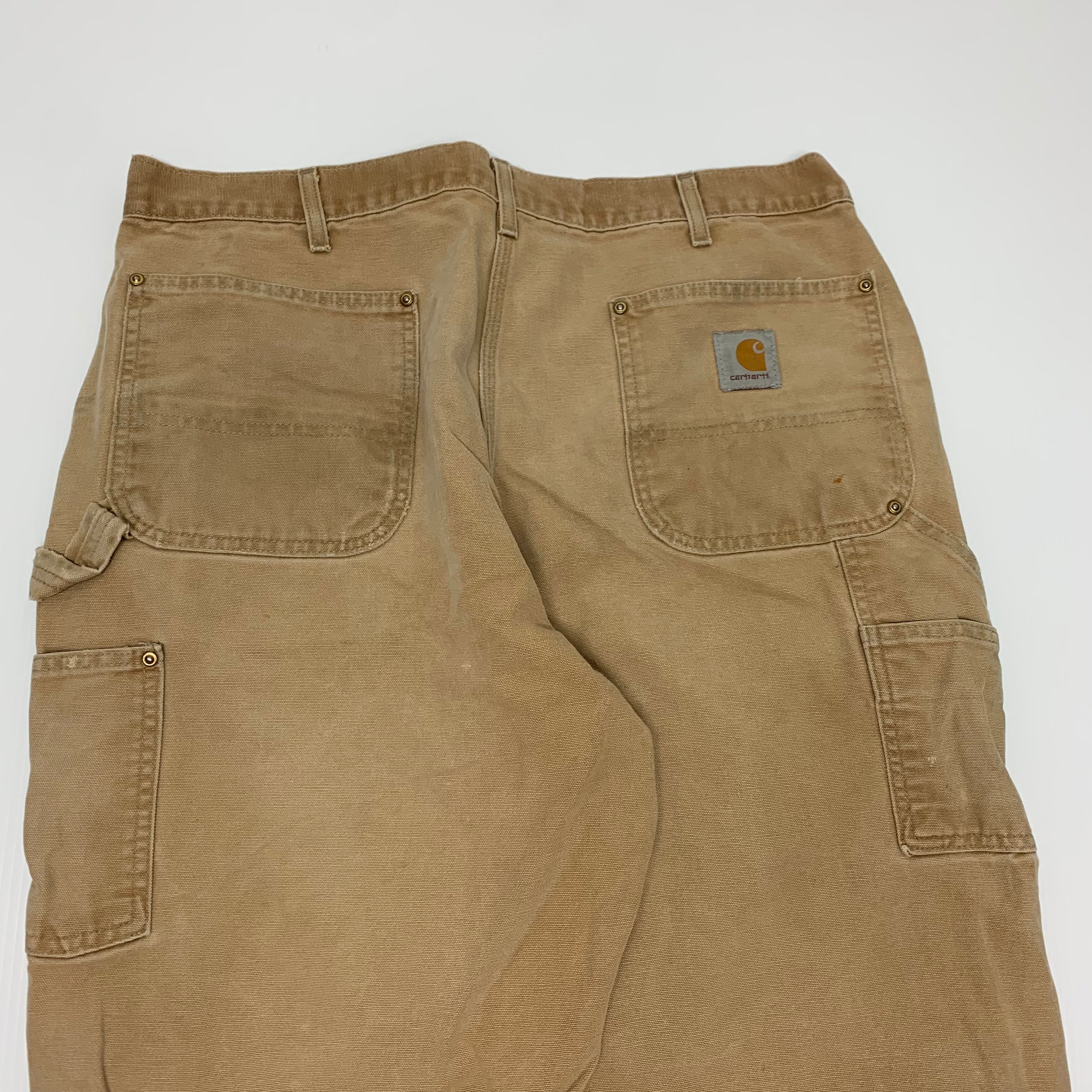 Carhartt Tan Double Knee Denim 38x32 0904