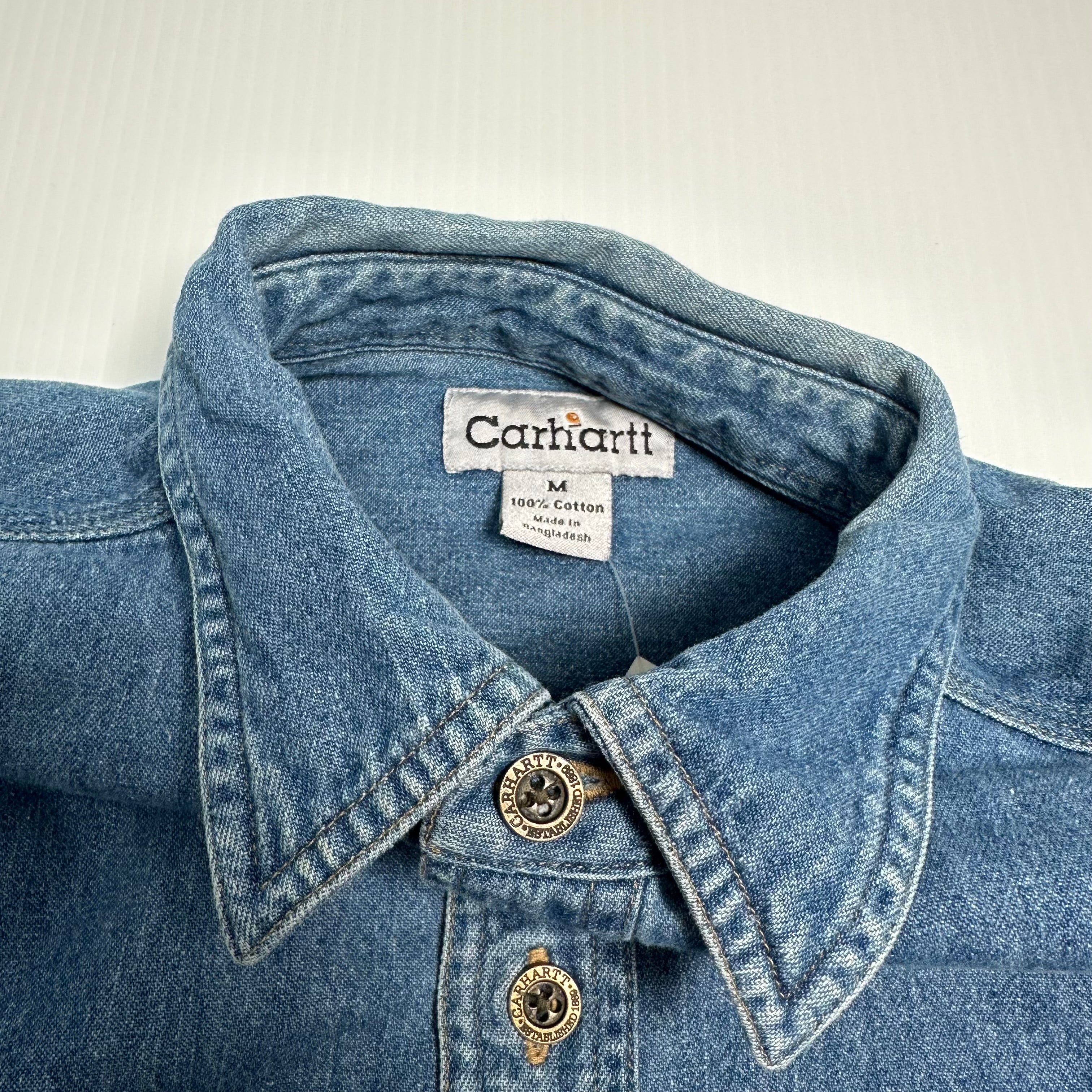 Carhartt Denim Button-Up Shirt M