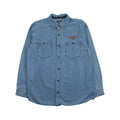 Harley Davidson Denim Button Up Shirt L