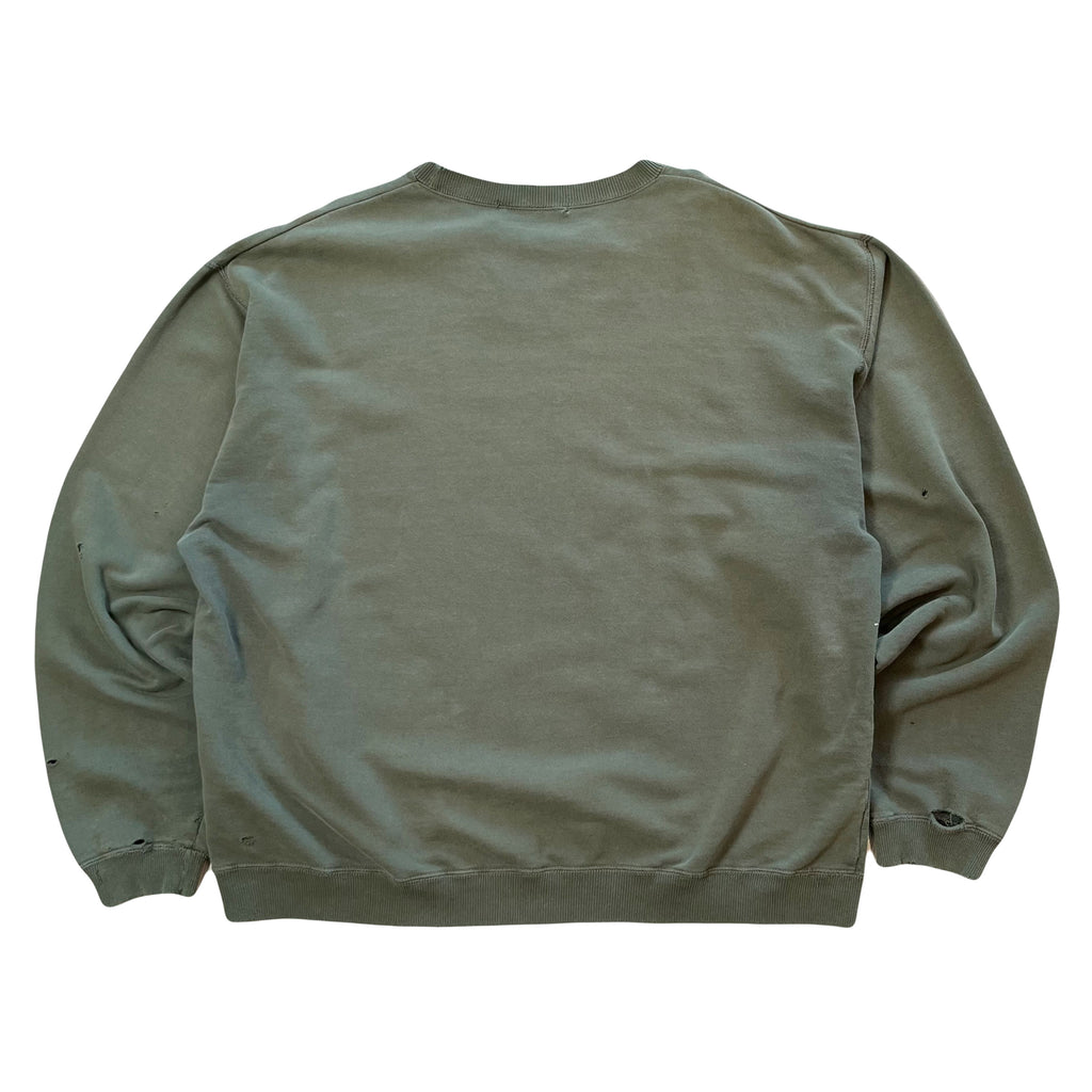 Vintage Club Monaco Distressed Faded Crewneck XL