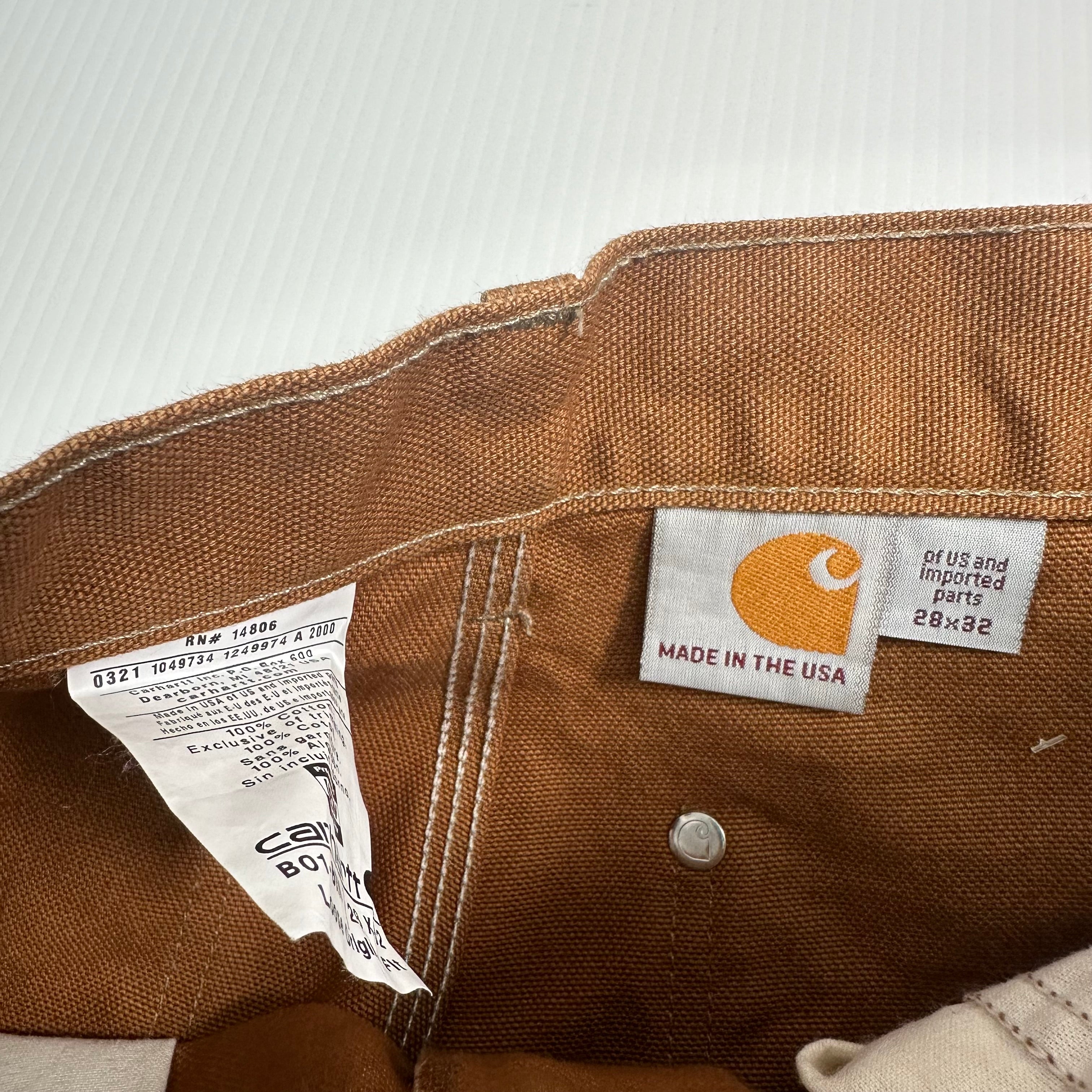 Vintage Carhartt Double Knee Denim 28x33