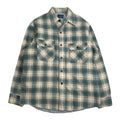 Vintage Sears Plaid Pattern Quilted Button Up Shirt L