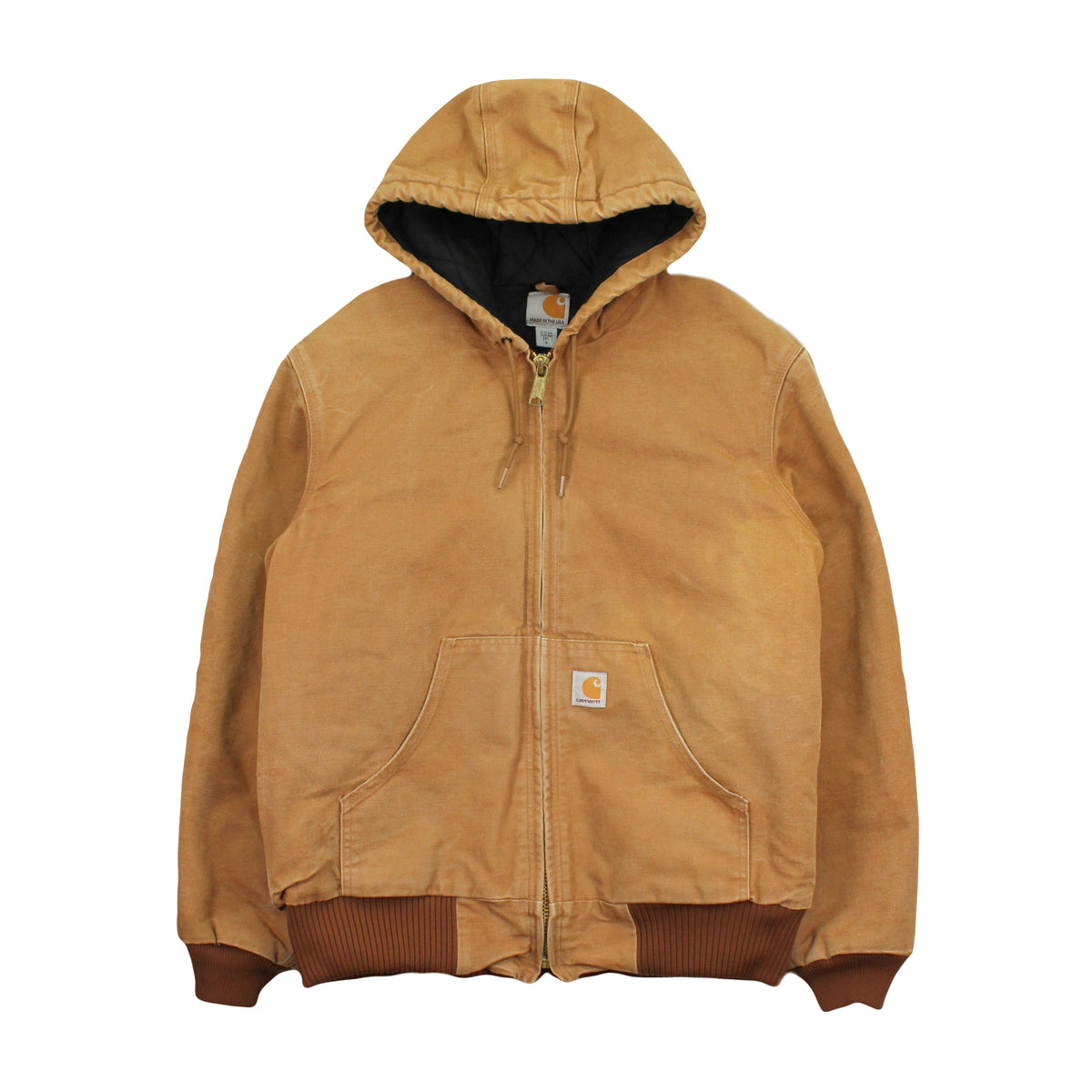 Vintage Carhartt Quilt Lined Work Jacket S