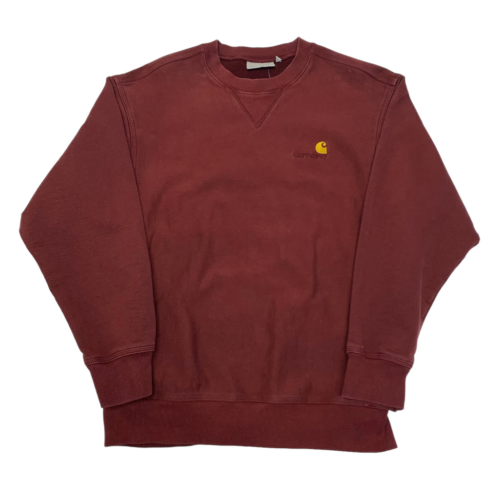 Burgundy Carhartt WIP Crewneck S