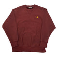 Burgundy Carhartt WIP Crewneck S